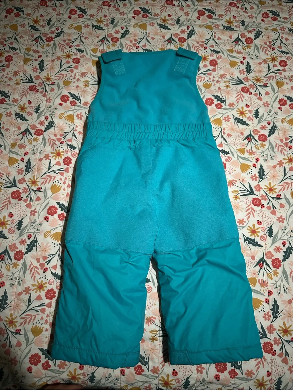 Columbia Teal Toddler Snow Overalls